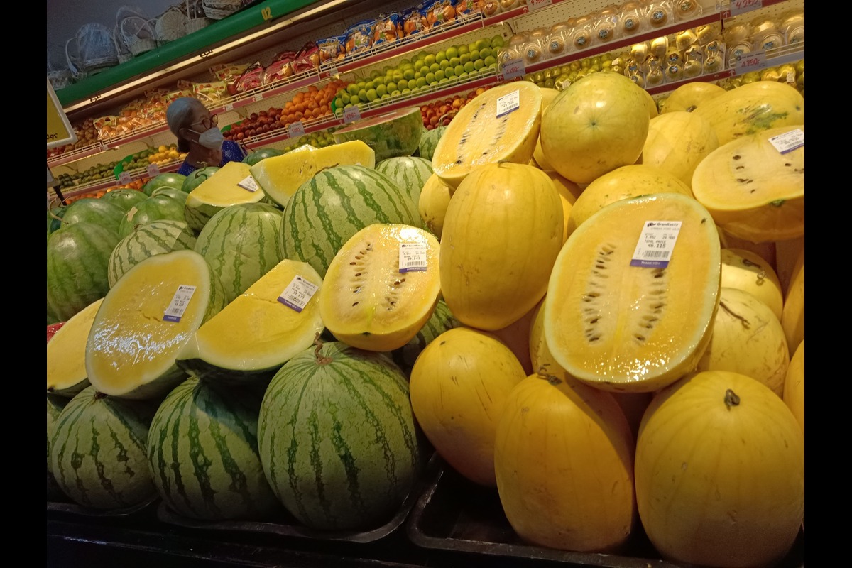 yellow watermelon